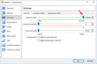 Memoria de video de Virtualbox