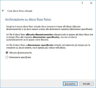 Asignación de disco